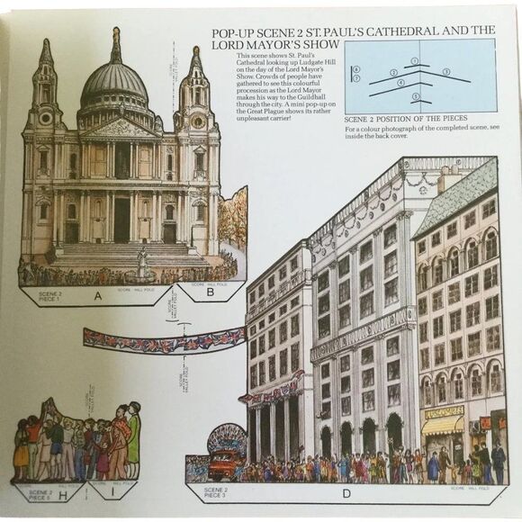 Pop-Up London, a pop-up book to make yourself by Anne Wild, Tarquin Publications - Picture 7 of 8
